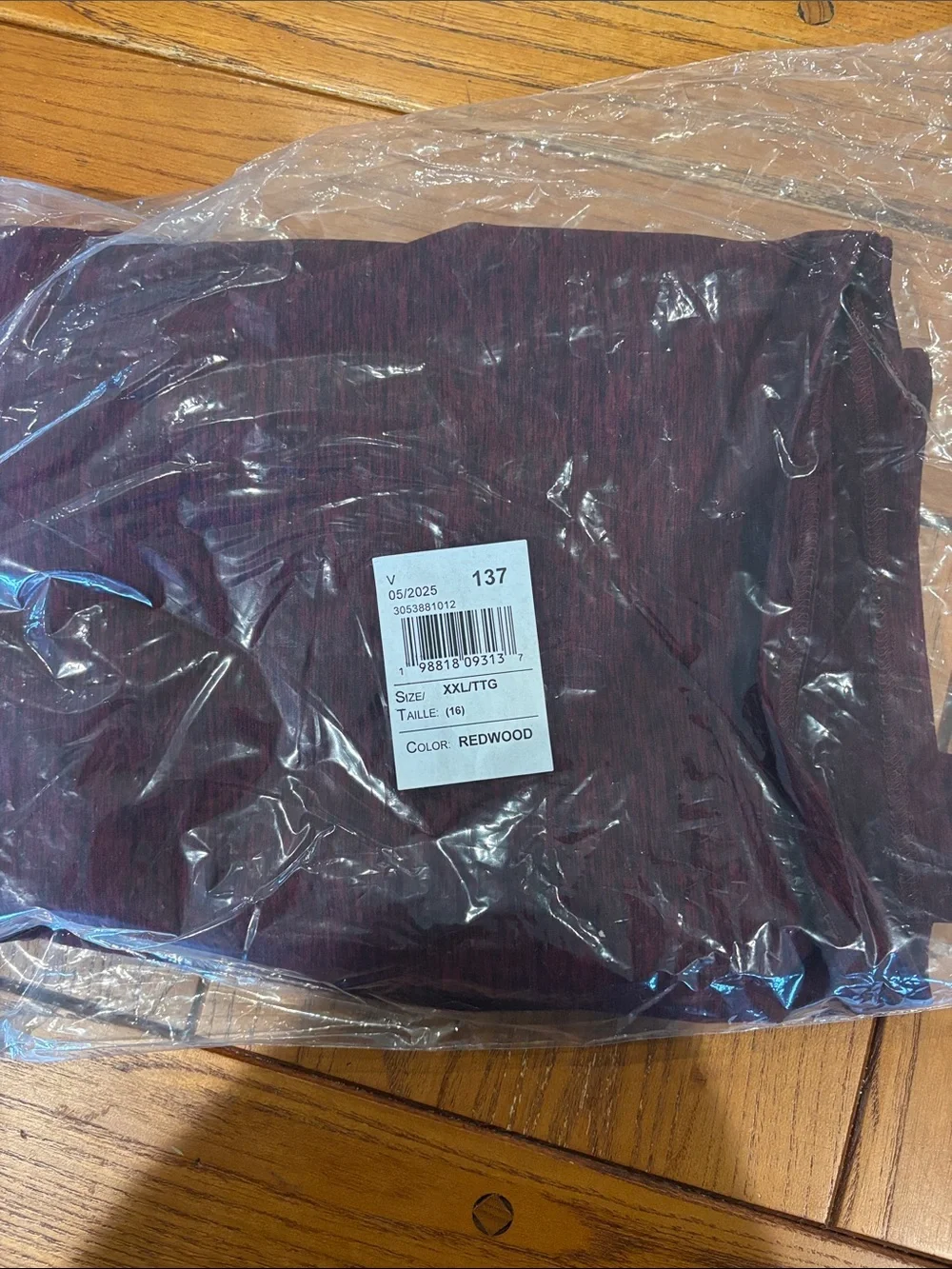 The Children's Place Marled Plum Half-Zip Long Sleeve Tee